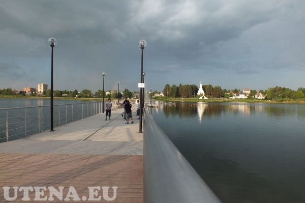 Pontoninis tiltas Dauniškio ežere