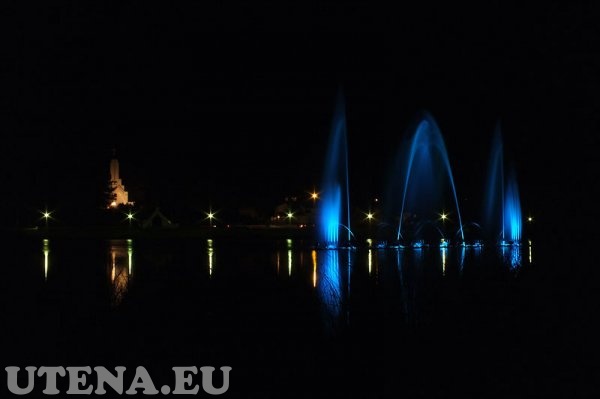 Naujasis Dauniškio ežero fontanas